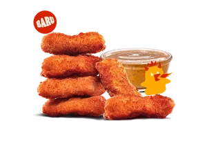 [New] 6pc Spicy Nugget + Sauce (BBQ/ Honey Glaze)